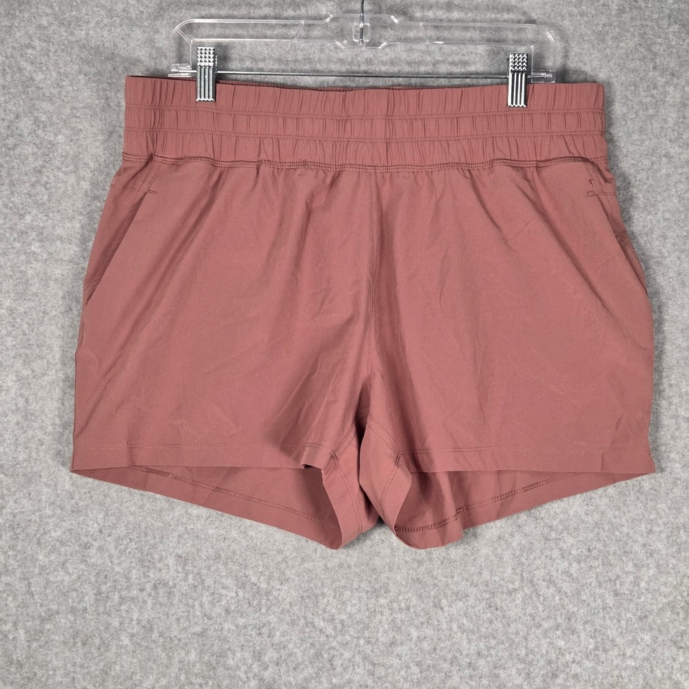 Free Fly Women XL Pull-On Breeze Shorts Pink Active Performance Gym - Picture 2 of 5